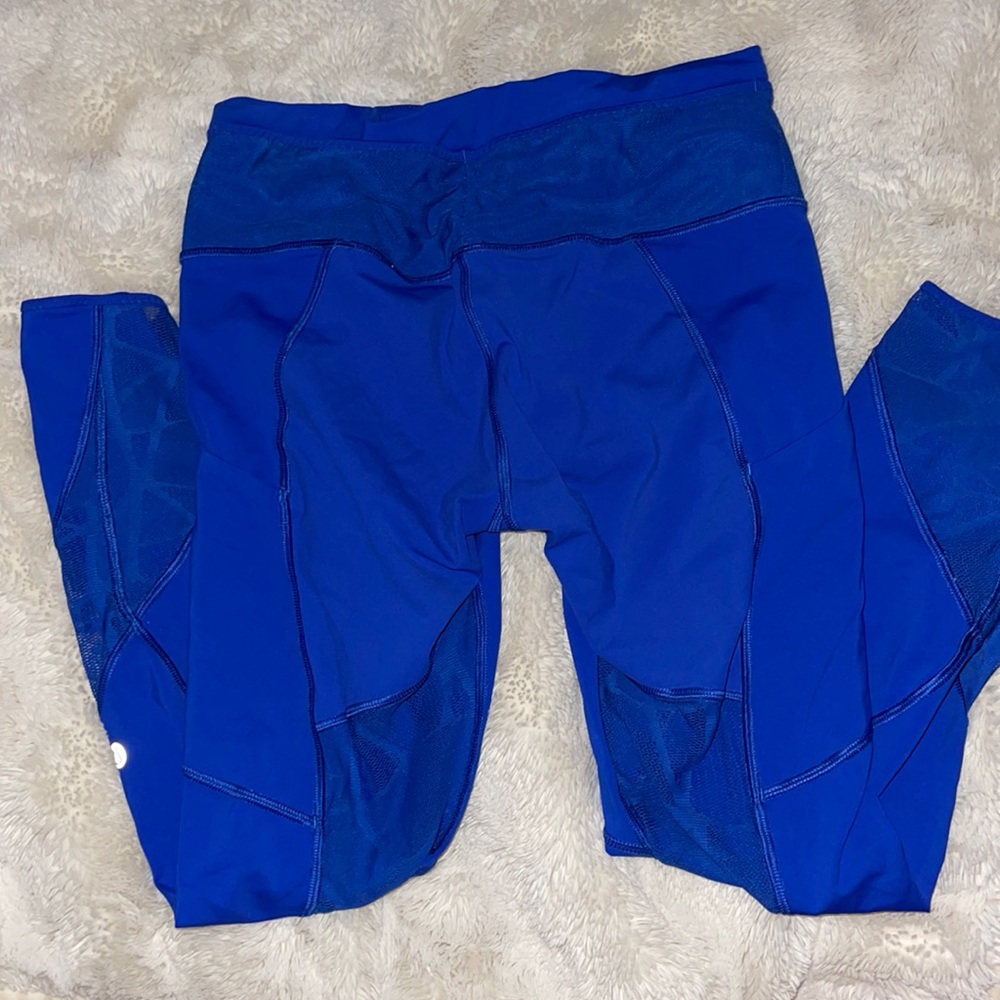 Lululemon size 8 blue leggings